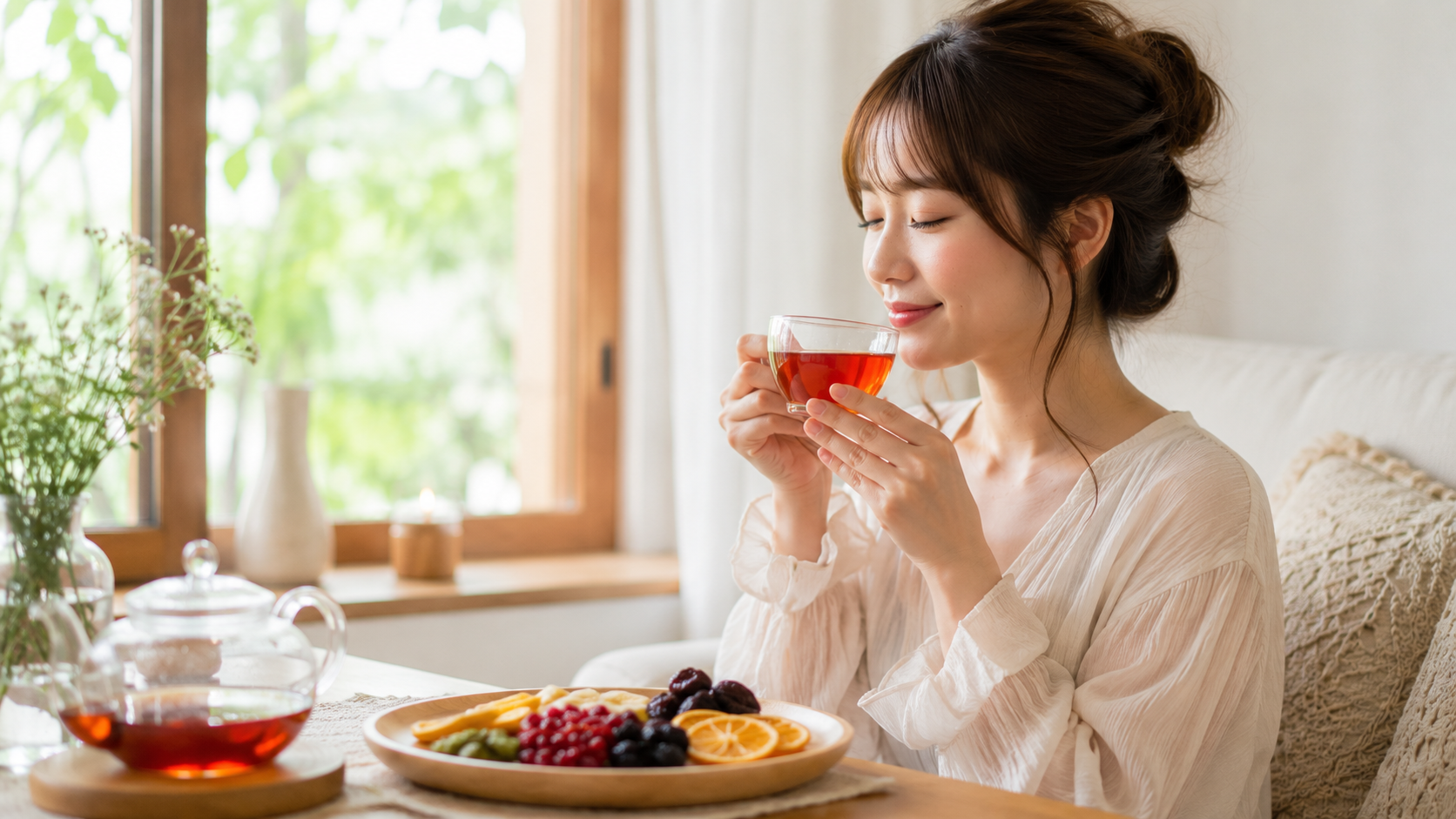 おやつ時間を見直す。心と体がほっと満たされる、私の「間食」マイルールの記事のアイキャッチ画像